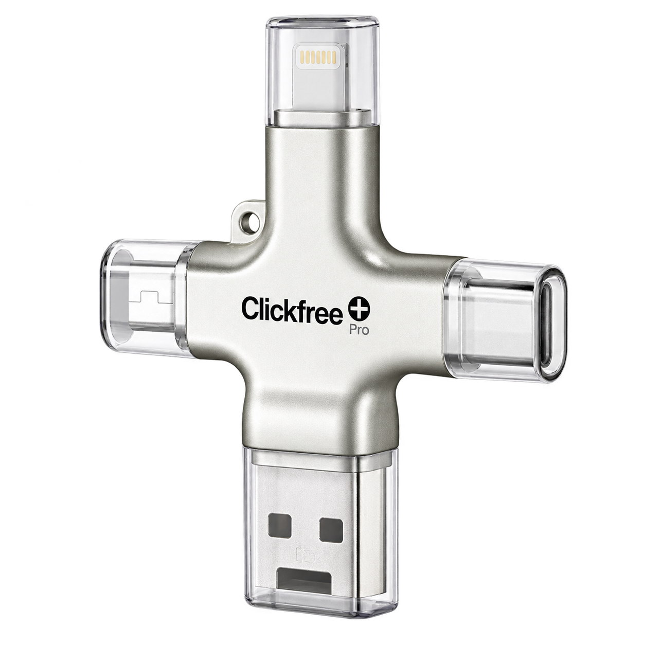 Silver ClickFree Pro backup device